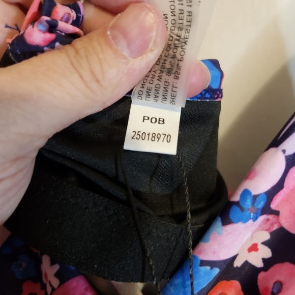 Daci Tankini Swim Top XXL Floral Crisscross Adjustable Strap Swim Camisole - Picture 7 of 13